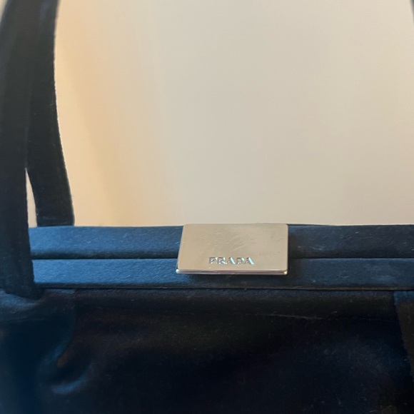 Prada Vintage Black Silk Purse - Picture 5 of 8